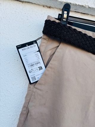 Pantalones beige hombre talla 42 NUEVO