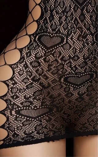 Vestido mini sexy encaje