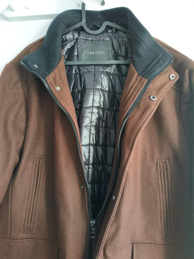 Abrigo Calvin Klein Marrón