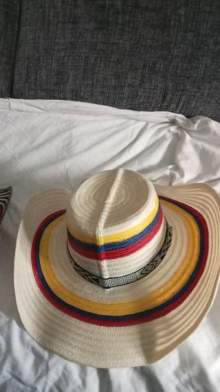 Sombrero Colombiano Tejido Multicolor