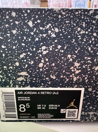 Scarpe Jordan Uomo Blu/Bianco