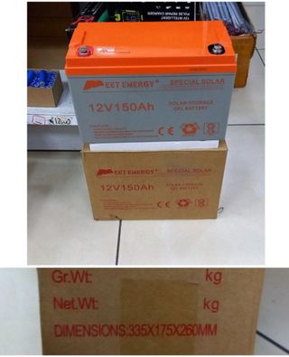 Batteria Gel 12V 150Ah per Kit Fotovoltaico