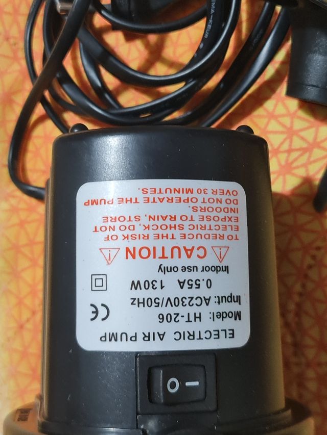 Pompa elettrica aria gonfiatore 220v HT-206
