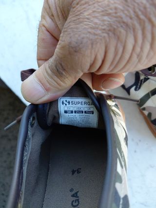 Superga tg. 34 camouflage mai usate
