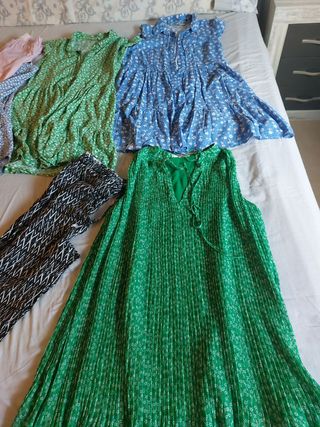 Lote Ropa Mujer: Vestidos y Pantalón