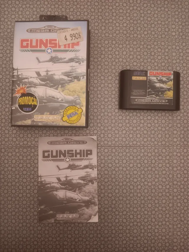 Gunship Mega Drive Sega