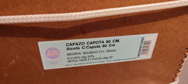 Capazo Moisés Cuna Cesta Bebé Ratán