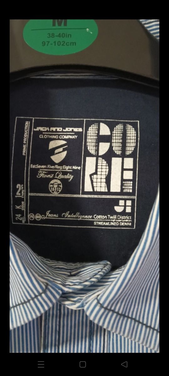 Camisa Jack & Jones azul