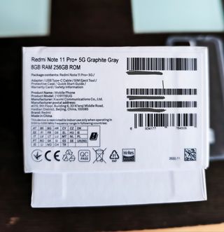 Xiaomi Redmi Note 11 Pro+ 5G 256GB Negro