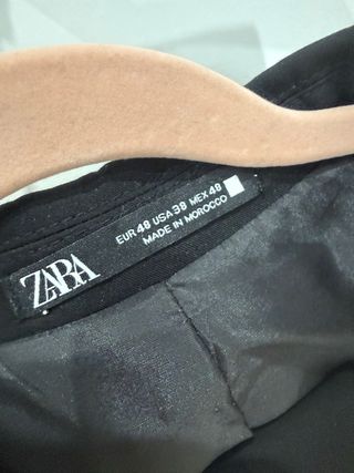 Traje Zara Negro Hombre