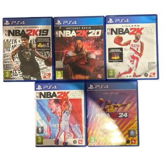 Pack 5 Juegos PS4 NBA 2K19, 20, 21, 22, 24