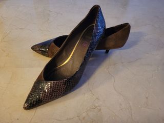 Zapatos JONES de tacón bajo marrón/morado