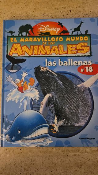 Libro El Mundo de los animales Disney Las ballenas
