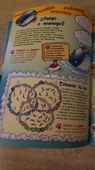 Libro El Mundo de los animales Disney Las ballenas