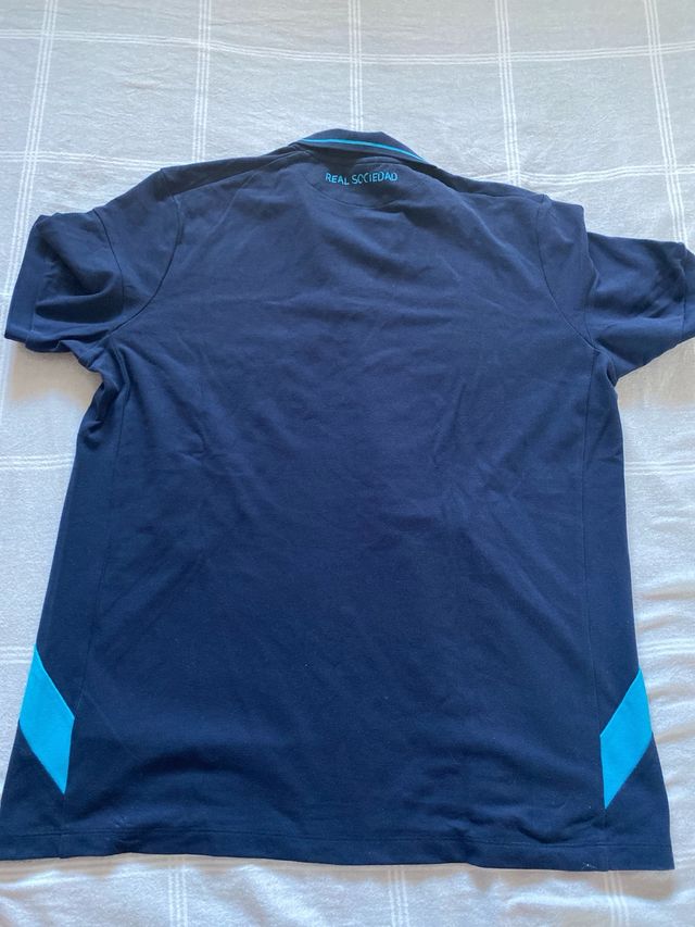 Polo Real Sociedad Macron Azul