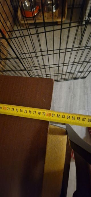 Conjunto de mesa madera maciza con 4 sillas 