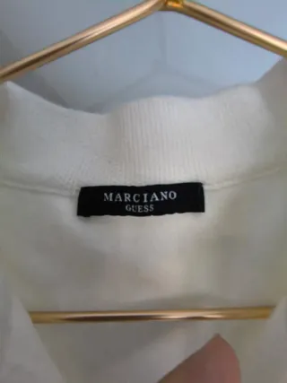 Vestido Guess Marciano Blanco Cremallera