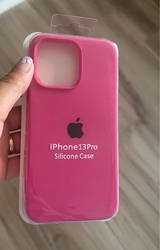 Funda Silicona iPhone 13 Pro Rosa