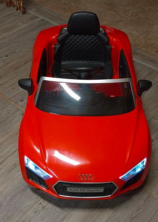 Coche Eléctrico Audi R8 Niños 1 Plaza Rojo