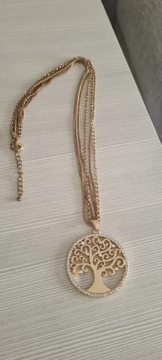Collana donna albero della vita oro