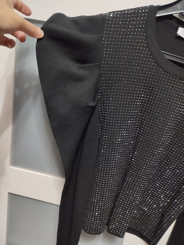 Jersey Zara brillos talla S