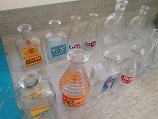 35€ Lote de botellas vintage Francia, ideal