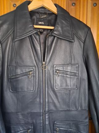 Abrigo Piel Mango Talla 42