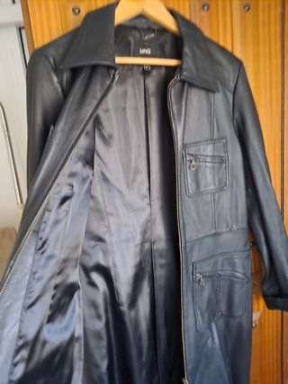 Abrigo Piel Mango Talla 42