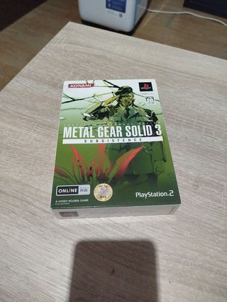 Metal Gear Solid 3 Subsistence PS2 Konami JAPONÉS