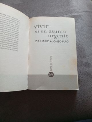 Vivir es un asunto urgente