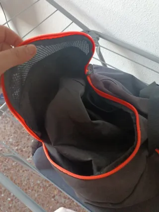 Bolsa Deporte Viaje Puma Negra Naranja