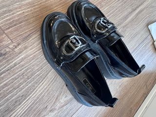 Mocasines Liu Jo Negros Charol Hebilla