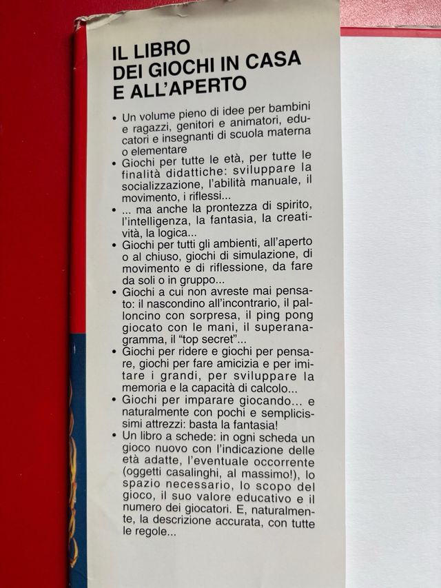 Il libro dei giochi in casa e all’aperto