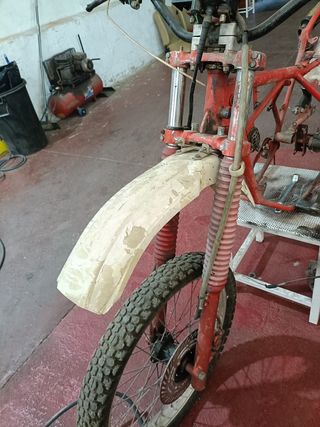 Horquilla Yamaha DT 80 con cuenta km