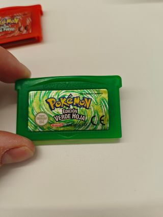 Pokémon Rojo Fuego y Verde Hoja GBA