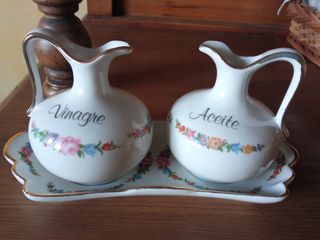 Aceitera y Vinagrera. Artesanía 