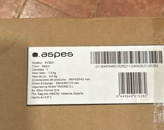 Horno y vitrocerámica Aspes