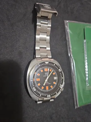 Reloj Steeldive Automático Negro/Plata
