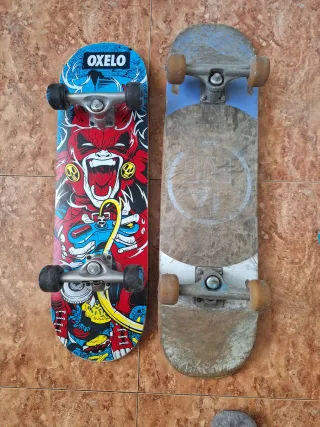 2 Patinetes Oxelo y otro sin marca
