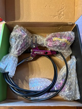 Frenos Disco Bicicleta Morados M-Wave E4