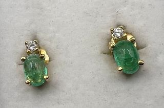 Pendientes de oro de 18 kt con diamantes