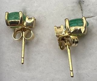 Pendientes de oro de 18 kt con diamantes