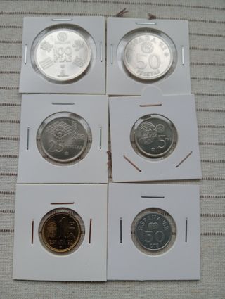 Monedas España Mundial 82 (Set Completo)