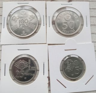 Monedas España Mundial 82 (Set Completo)