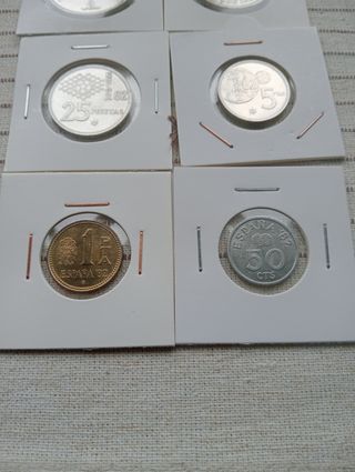 Monedas España Mundial 82 (Set Completo)