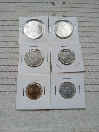 Monedas España Mundial 82 (Set Completo)