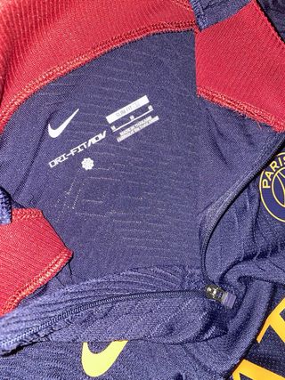 Sudadera PSG Nike Media Cremallera Azul Roja