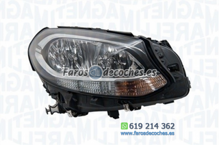 Faro Delantero Derecho M/Marelli H7/H7 Mercedes C