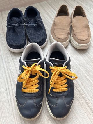 3 pares zapatos – TOMMY HILFIGER, Tex, Primark, 40