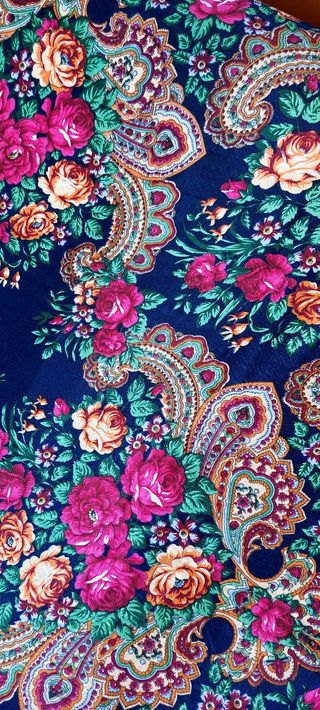 Fazzoletto scialle stile russo Babushka Sciarpa